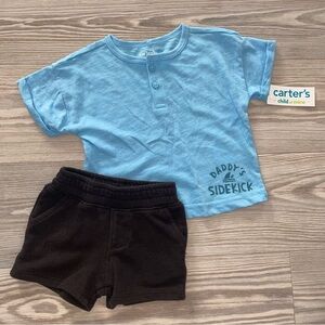 Baby Boy Two-Piece Summer Outfit Carter’s & Garanimals 3–6 Months